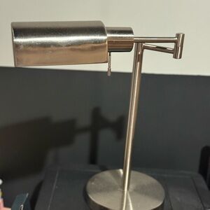 Modern Silver Table/desk Lamp